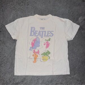 Abercrombie The Beatles White T-Shirt 2XL